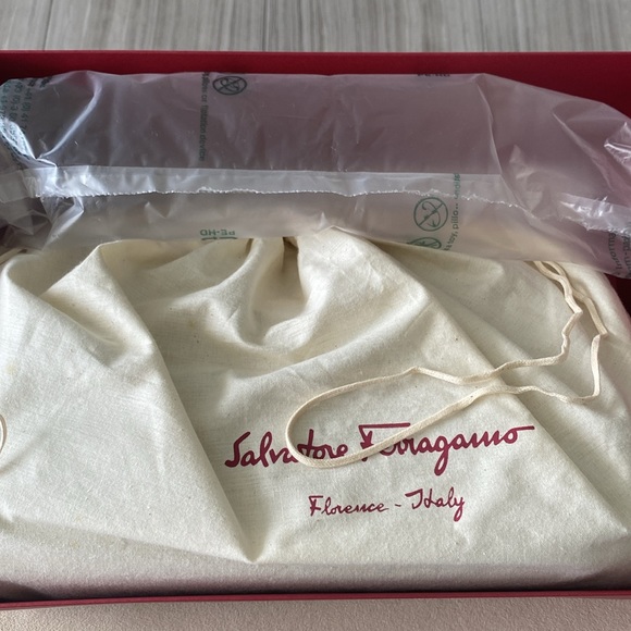 NWT Salvatore Ferragamo bag with gold hardware. Comes with box, dust bag - Picture 4 of 13